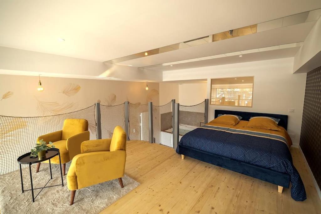 شقة Loft De Luxe Le Chic, Grand Jacuzzi, Vue Port De Plaisance سانت-فاليري-أون-كو المظهر الخارجي الصورة