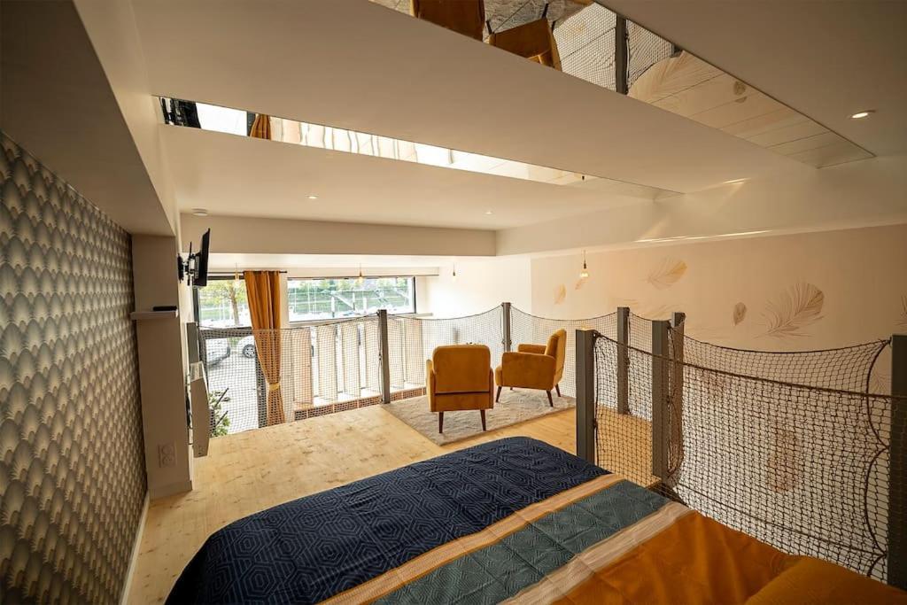 شقة Loft De Luxe Le Chic, Grand Jacuzzi, Vue Port De Plaisance سانت-فاليري-أون-كو المظهر الخارجي الصورة